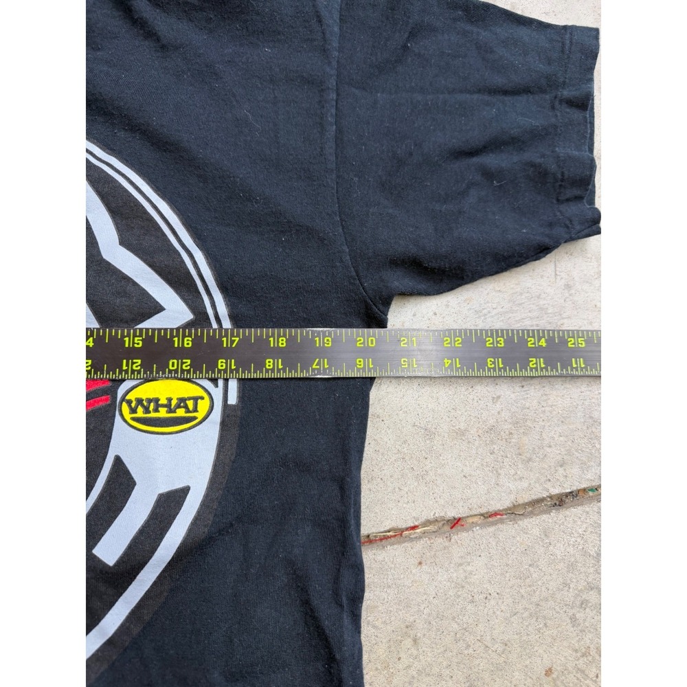 Vintage 1993 Popeye Lightning Bolt Shirt Mens Medium Black Single Stitch USA - Picture 4 of 10